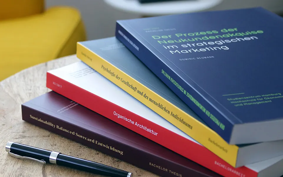 Softcover Design Bindung